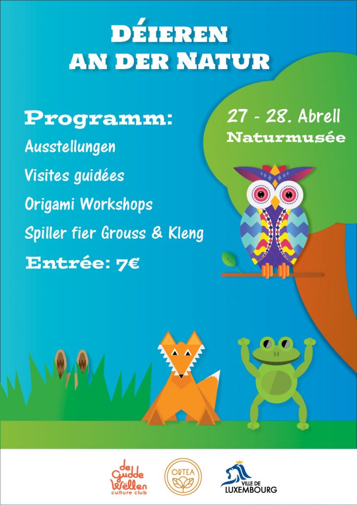 Chris Schoellen Webdesign - Deieren an der Natur Plakat