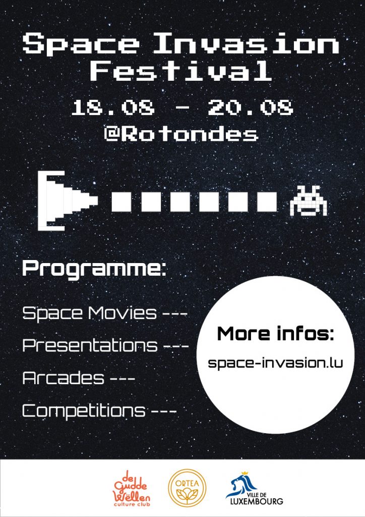 Chris Schoellen Webdesign - Print Plakat Space Invasion Festival